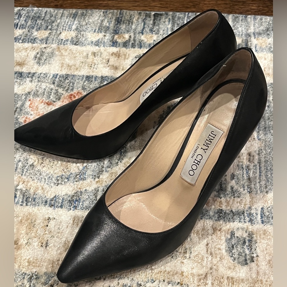 Jimmy Choo Romy 100 Black Women’s Heels